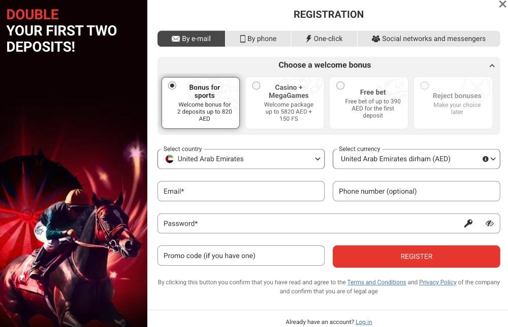 How to open an account on Megapari