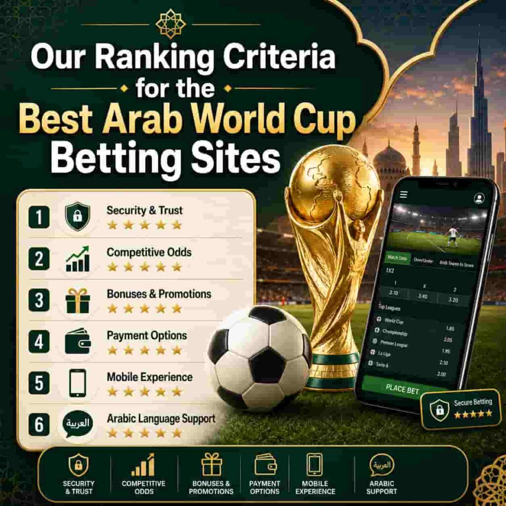 2026 FIFA World Cup betting sites for Arabs